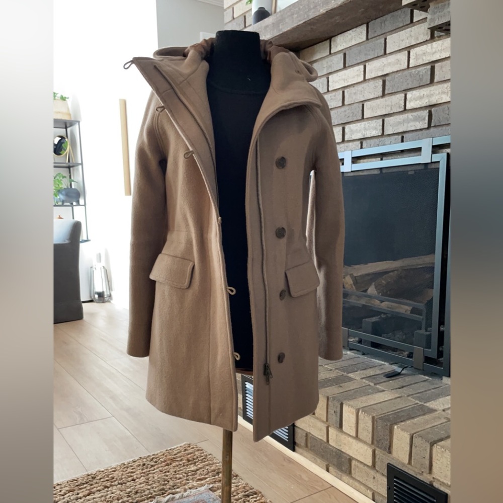 J. Crew Factory Camel Wool Jacket - Size 4